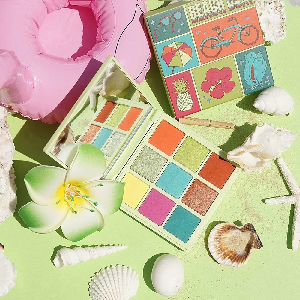 Kara Beauty BEACH BUM 9 Color Eyeshadow Palette Vegan